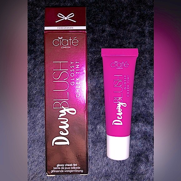 Ciate London Dewy Blush Glossy Cheek Tint- Pomegranate. Pink, Flashy, Pigment - Picture 2 of 5